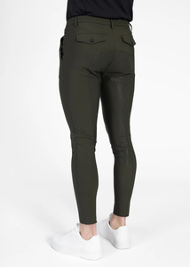 Jodhpurs d'équitation pour hommes, coupe ajustée, haute élasticité, respirants, pantalons d'équitation pour entraînement professionnel, culottes confortables pour hommes - Product Image 3