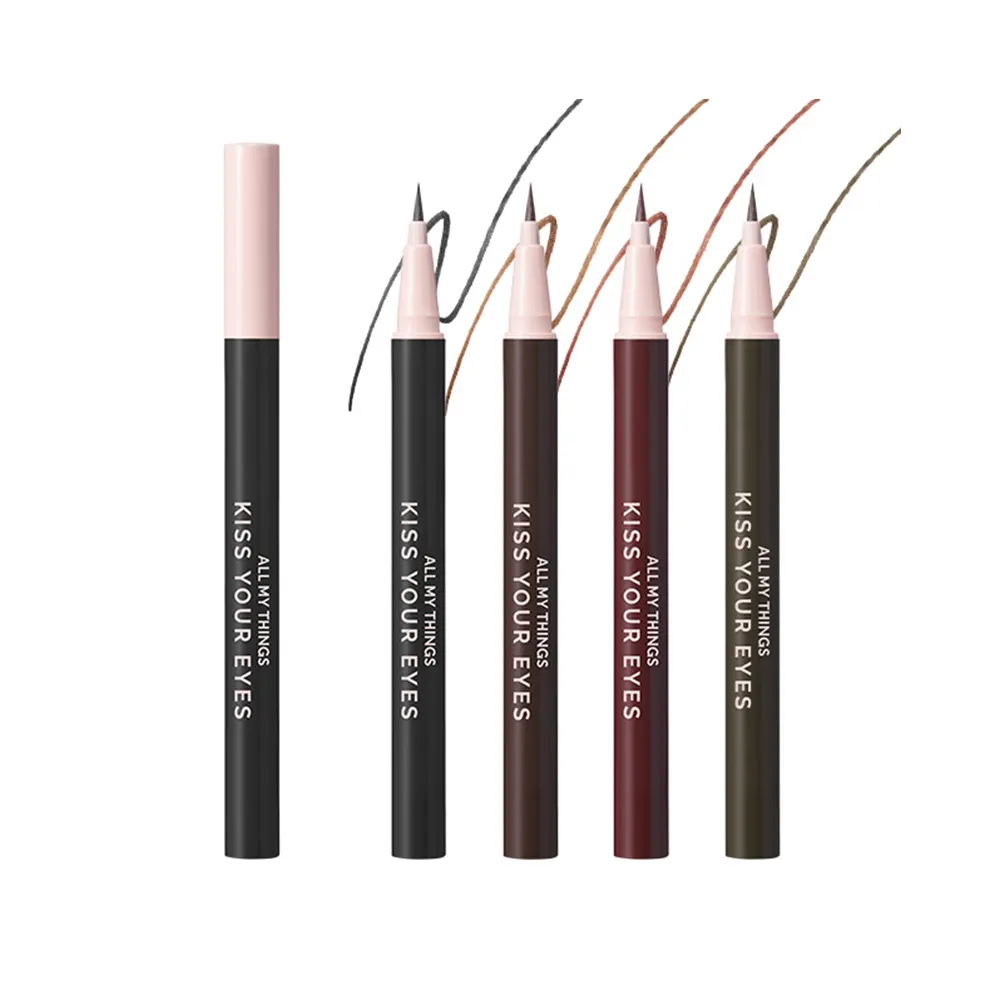 Good Product in Korea Cosmetics ALL MY THINGS Kiss Your Eyes Super Fine Eyeliner Easy and Delicate Makeup eyeliner waterproof