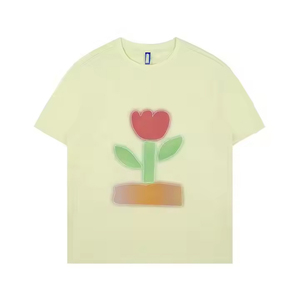 Camiseta de punto de espuma 3D de gran tamaño unisex, camiseta personalizada con estampado de logotipo, impresión Digital de larga duración, estilo Hip Hop para hombres - Product Image 6