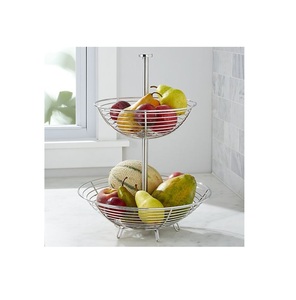 Stylish Antique Home Decor Table Centerpiece Decorative Fruit <b>Basket</b> Silverware Fruit <b>Storage</b> <b>Basket</b> in Good Price - Product Image 4