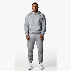 Conjunto Deportivo Informal de Dos Piezas para Hombre, Sudadera con Capucha Bordada, Estilo Informal, para Otoño e Invierno - Product Image 5