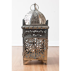 Stylish Vintage <b>Black</b> Metal Hanging Set Of 2 <b>Lanterns</b> Perfect for Weddings Parties Events and Elegant Home Decoration - Product Image 6