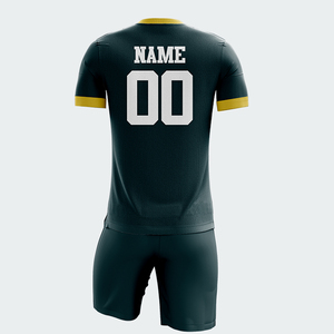 Uniforme de football unisexe 100% haute qualité, confortable, respirant, séchage rapide, manches courtes, taille adulte, coupe ajustée, nouveau design 2026 - Product Image 5