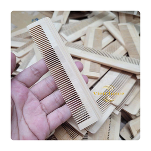 Vietchoice Portable Salon Bamboo Comb 100% Eco-Friendly Natural Handle Durable Lightweight Travel Friendly Hotel Use Vietnam - Product Image 3