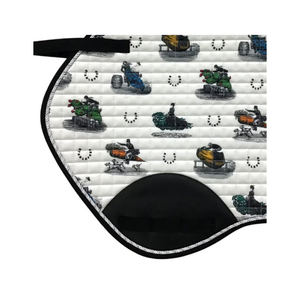 Tapis de selle léger et personnalisé pour concours d'équitation, équipement équin professionnel sur mesure en gros - Product Image 2