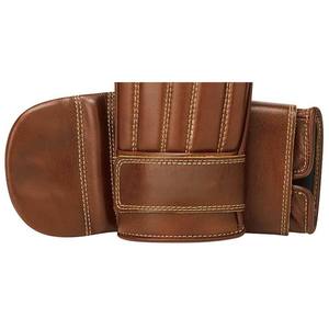 Guantes deportivos de cuero para kick boxing de 16 oz con cordones para artes marciales y Equipo de Boxeo - Product Image 5