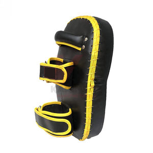 แผ่นซ้อมมวยไทยคุณภาพสูง ระบายอากาศได้ดี ผลิตตามสั่ง พร้อมโลโก้  หนังแท้ระดับพรีเมียม สำหรับฝึกซ้อม MMA และมวย - Product Image 2