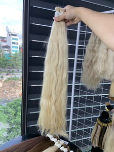Prix de gros en vrac Remy Extensions de cheveux vierges Strong No Tangle Machine Double Weft Straight 100 grammes Couleurs foncées 26 pouces - Product Image 6
