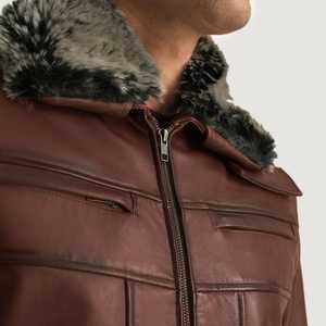Vente en gros de nouvelles vestes lavées personnalisées Veste en cuir Manteaux pour hommes à la mode pour jeunes 2025 Style américain Automne Hiver pour hommes - Product Image 3