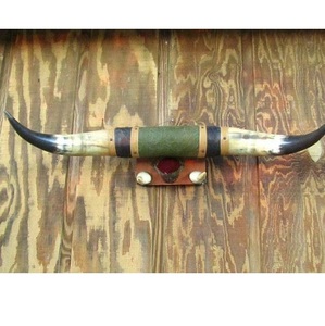 Décoration murale artisanale en corne de taureau écologique avec un design animal moderne, taille personnalisée, paire de cornes de buffle antiques - Product Image 3