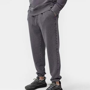 Venta al por mayor para hombre de calidad superior de algodón lavado con ácido chándal de invierno cálido impreso transpirable moda ropa deportiva estilo cómodo - Product Image 3