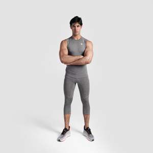 เสื้อกล้ามรัดรูปสีเทาสำหรับผู้ชาย GA - Product Image 4