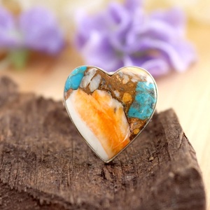 Copper <b>Turquoise</b> 925 Sterling Silver <b>Ring</b> Bohemian Celestial Jewelry Handmade Unique <b>Ring</b> for Wedding Mother's Day Gift - Product Image 1