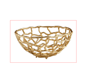 Latest Design Polished Brass Eco-friendly Fruits Bowl for Office and Home Tabletop Durable Quality Carton Packed - Product Image 3