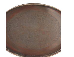 Nouveau plateau traditionnel décoratif en métal marron de haute qualité pour la maison, l'hôtel, le Restaurant, le Bar, ustensiles de cuisine, décoration de table, offre spéciale 2023 - Product Image 3