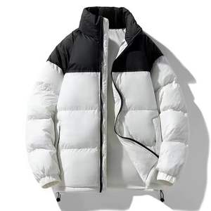 Style personnalisé 2025 vente en gros personnalisé hommes col montant hiver imperméable veste personnalisée bouffante hommes - Product Image 3