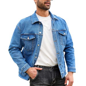 Haute qualité décontracté hommes vestes Style classique Vintage bleu Denim veste pour hommes respirant coupe-vent élégant homme vestes - Product Image 4