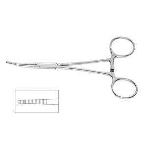 Pinces Kelly Forcep Premium, instruments chirurgicaux manuels en acier inoxydable, courbées et droites, certifiées CE classe II par Med Innovations - Product Image 3