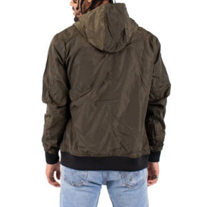 2025 logotipo personalizado de moda de nailon 100% algodón transpirable de dos piezas chándales rompevientos conjunto sólido elementos esenciales de invierno para niños - Product Image 2