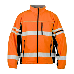 Veste de sécurité personnalisée pour les travailleurs Conception personnalisée avec veste à fermeture éclair de haute qualité Poches à outils de sécurité - Product Image 1