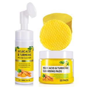YECUCE 150 ml <span class=keywords><strong>Mousse</strong></span> Nettoyante Visage à l'Acide Kojique et au Curcuma — Élimine les Cicatrices d'Acné, l'Excès de Kératine et Nettoie en Profondeur les Pores - Product Image 3