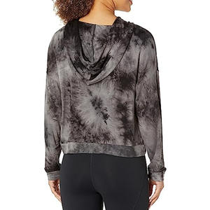 Sudadera de manga larga con estampado de tinte de corbata para mujer, ropa de calle, sudaderas con capucha con tinte de corbata estampada para mujer de alta calidad - Product Image 2