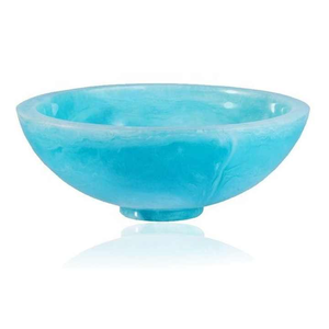 Best Selling Handmade Resin <b>Bowl</b> <b>Blue</b> for Party Occasions for Salad Fruit Storage Home Dinnerware Multiple Uses - Product Image 5