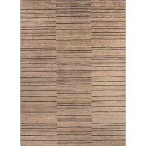 พรมขนสัตว์ทอมือสีเบจน้ำตาลลายคลาสสิกแบบเส้นตรงและลายนามธรรม หนา 10 มม. รูปทรงสี่เหลี่ยมผืนผ้า สำหรับบ้าน ห้องนั่งเล่น ทางเดิน สำหรับวัยรุ่น-Hwl-229 - Product Image 1