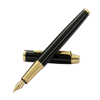 Stylo plume en acier inoxydable personnalisé de haute qualité, lisse, en métal lourd, pour affaires, étudiants, qualité instrument, OEM, 0,5 mm, finance
