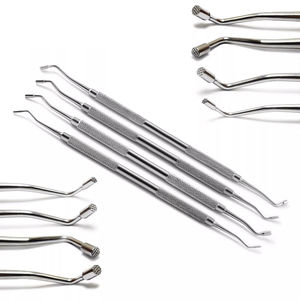 Juego de Condensadores de Amalgama Manuales de Acero Inoxidable de Primera Calidad, Certificado CE Clase I, 4 Piezas, 5 Años de Garantía, Modelo para Obturaciones - Product Image 1