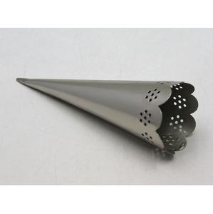 Decoración del hogar hierro té luz decorativa cono soporte rústico acabado hecho a mano para jardín y Navidad decorativo - Product Image 3