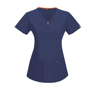 Conjunto de Uniformes Médicos de Primera Calidad, Duraderos, Suaves, Transpirables y Cómodos, Sin Costuras, para Mujer, de Poliéster y Rayón - Product Image 4
