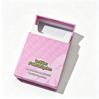 Emballage en gros personnalisé pour sachets de poudre en stick avec boîte de présentation magnétique de luxe en papier, type boîte à cigarettes