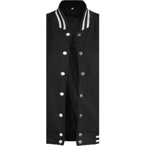 Chaqueta Universitaria Personalizada al por Mayor de Fábrica, Diseño OEM, Transpirable, Resistente al Viento, de Alta Calidad para Hombre, con Parche Bordado Frontal de Cuero Genuino - Product Image 3