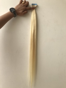 20 "Couleur #613 Ruban droit dans l'extension de cheveux humains lisse et soyeux donneur unique cheveux humains vierges indiens fournisseur indien - Product Image 6