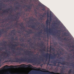Custom Design Cotton Polyester Made Acid Wash <b>Hoodies</b> Light Weight Top Quality Acid Wash <b>Hoodies</b> - Product Image 6
