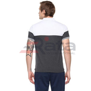 2024 Customized Men's for Polo Shirts New Pakistan Made Best Quality Breathable <b>Flannel</b> Solid Pattern with Custom Logo Design - Product Image 5