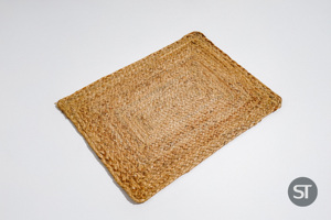 Braided <b>Jute</b> <b>Placemat</b> 40 x 40 cm Eco Friendly Tableware Dining Mat for Wholesale Home Decor Export Bulk - Product Image 3