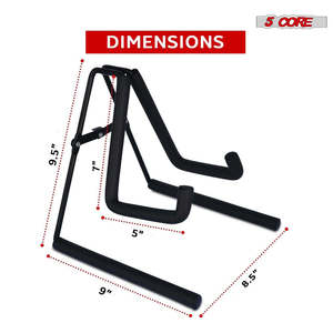 Soporte para ukelele de 5 cuerdas, cuerpo de metal con forma de A y brazos acolchados suaves, soporte para banjo, ukeleles, mini guitarra, violín - Product Image 3
