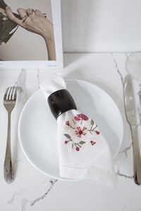Buffalo Horn Napkin Rings Holder Round Shape Napkin Holder for Luxury Hotel Restaurants and Wedding Table High Quality - Product Image 2