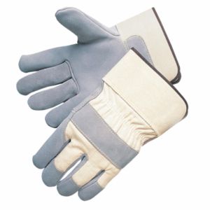 Guantes de trabajo de cuero dividido de piel de vaca de mejor rendimiento, protección de jardín resistente, ropa de seguridad reflectante suave y cómoda - Product Image 1