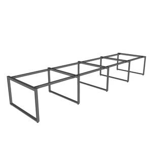 8 PLAZAS # # # # INDUSTRIAL # # # # Mesa Rectangular con Estructura de Acero, Modelo HCRT031 - Product Image 1