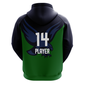 Sweat à capuche thermique en polyester personnalisé Sublimation graphique Vêtements de sport pour hommes Sweats à capuche entièrement imprimés Vêtements d'équipe athlétique - Product Image 6