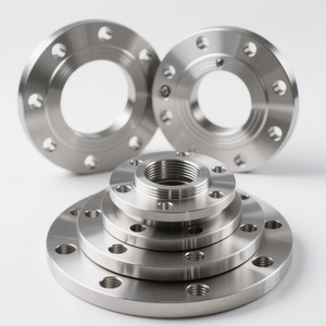 Brida de acero inoxidable ciega de alta presión personalizada de fabricante de fábrica para servicio de mecanizado de sistemas de tuberías - Product Image 1