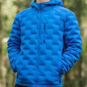 เสื้อแจ็กเก็ตฤดูหนาวแบบมีซิปรูดตามสั่งใส่สบายระบายอากาศได้ดีดีไซน์ล่าสุดพร้อมผ้ากันลมมีฮู้ดบุนวมทำจากผ้าใบ - Product Image 5