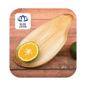 Bandejas de madera para servir de hojas hechas a mano - Product Image 5