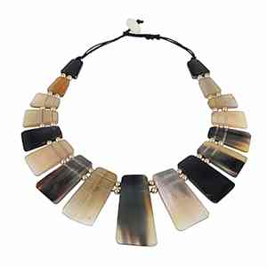 สร้อยคอเขาควายธรรมชาติ30gm ทำด้วยมือสินค้าอินเดีย - Product Image 3