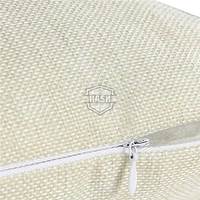 Housses de coussin à rayures de couleur, impression Double face avec fermeture éclair cachée pour Patio extérieur, jardin, salon