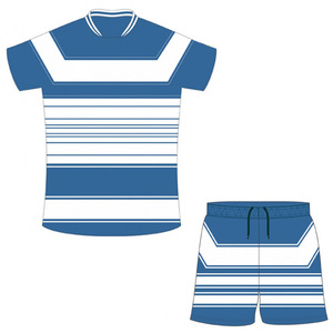 Vêtements de sport 100% Polyester antibactérien 340g uniforme de rugby meilleure vente qualité supérieure personnalisé votre propre logo - Product Image 6