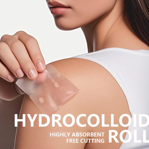 Pansements hydrocolloïdes auto-adhésifs flexibles et imperméables de qualité médicale pour soins des plaies, en rouleau, pour l'acné - Product Image 4
